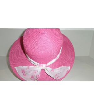 Шляпка розовая